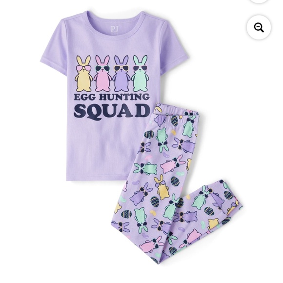 The Children's Place Other - The Children’s Place Girls Lavender Short Sleeve Pajamas Size 6X/7 NEW